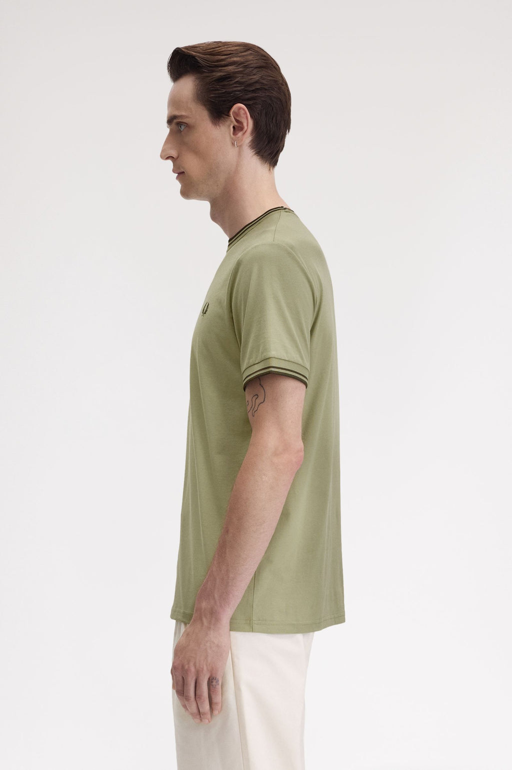 T-shirts korte mouw groen Fred Perry