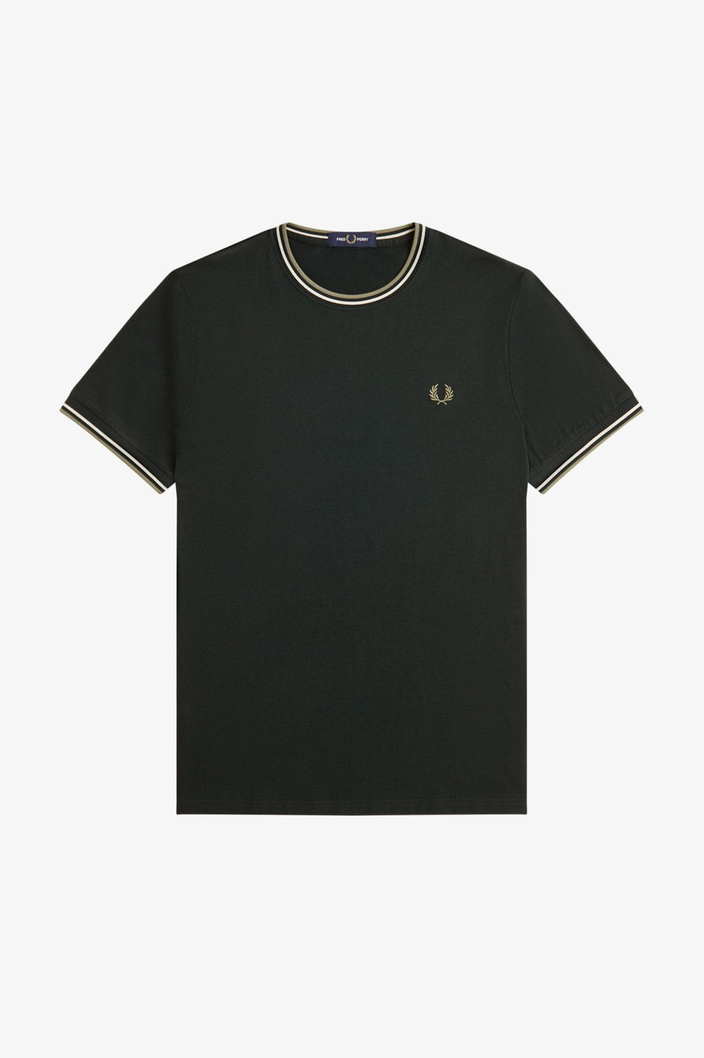 T-shirts korte mouw groen Fred Perry