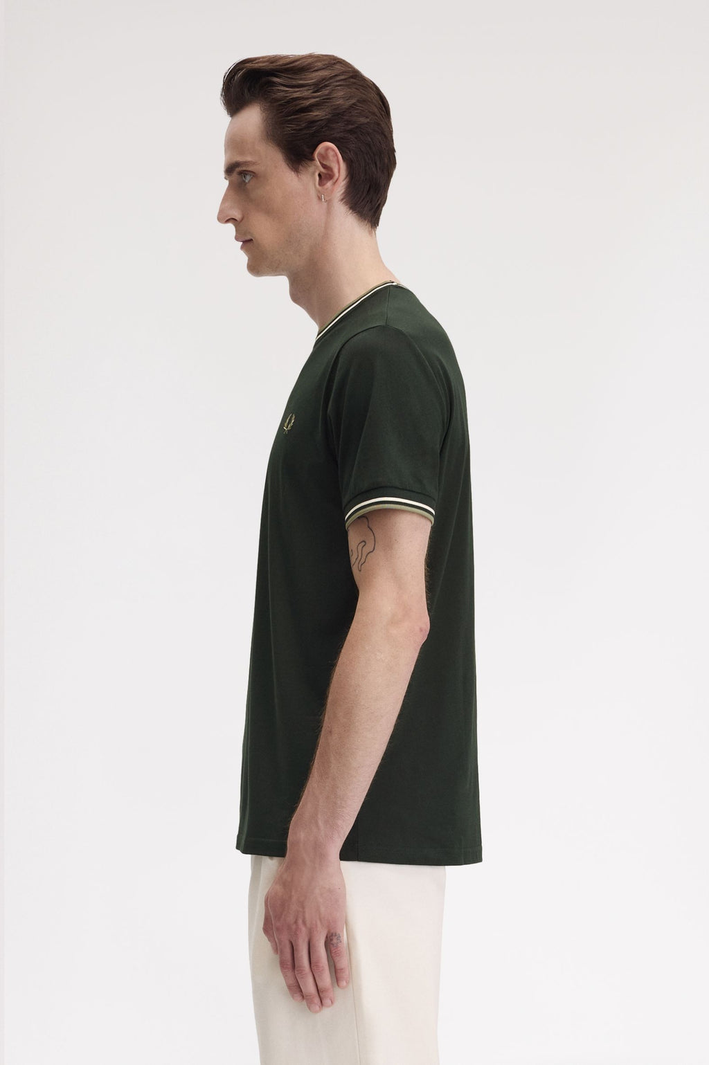 T-shirts korte mouw groen Fred Perry