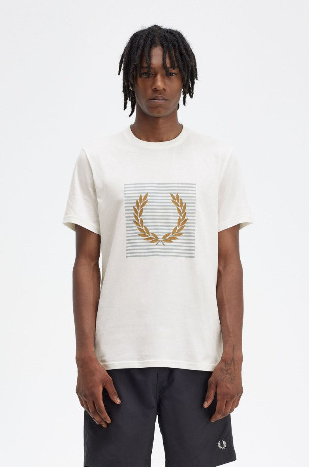 T-shirts korte mouw wit Fred Perry