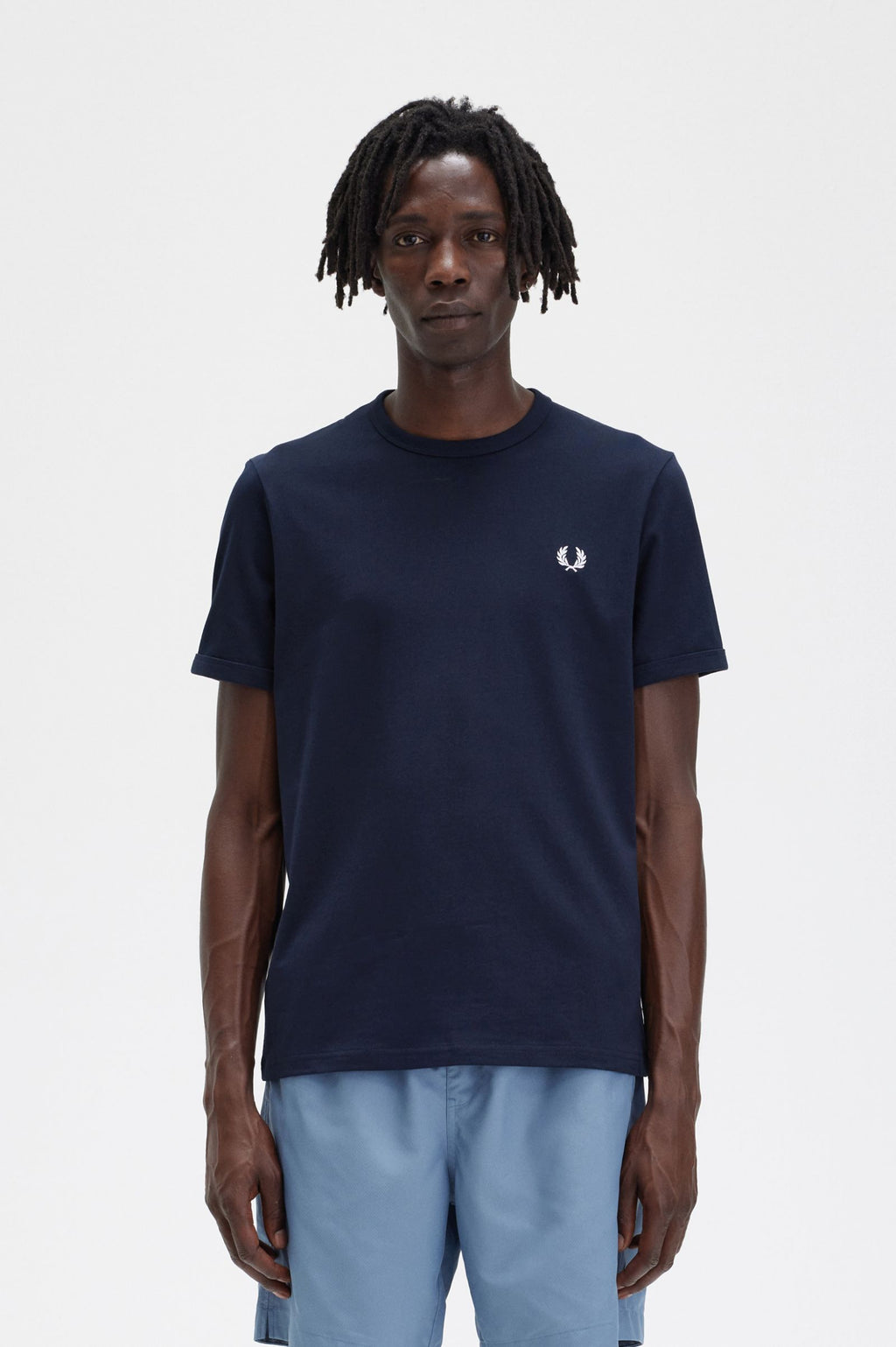 T-shirts korte mouw navy Fred Perry
