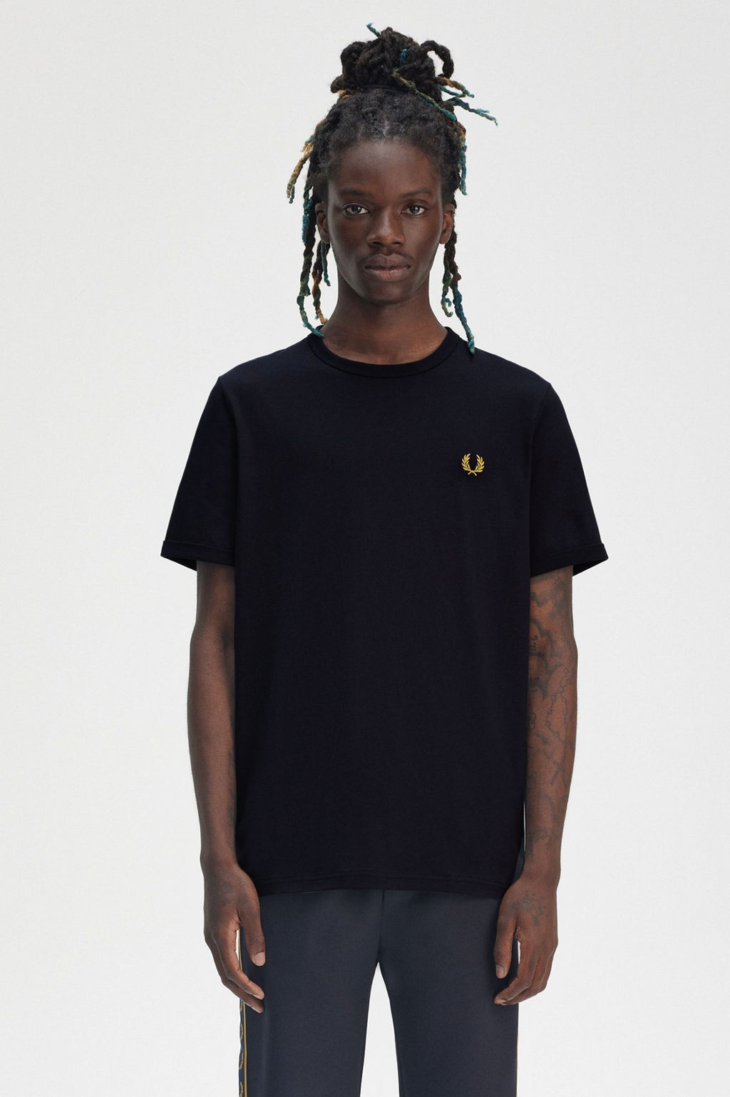 T-shirts korte mouw navy Fred Perry