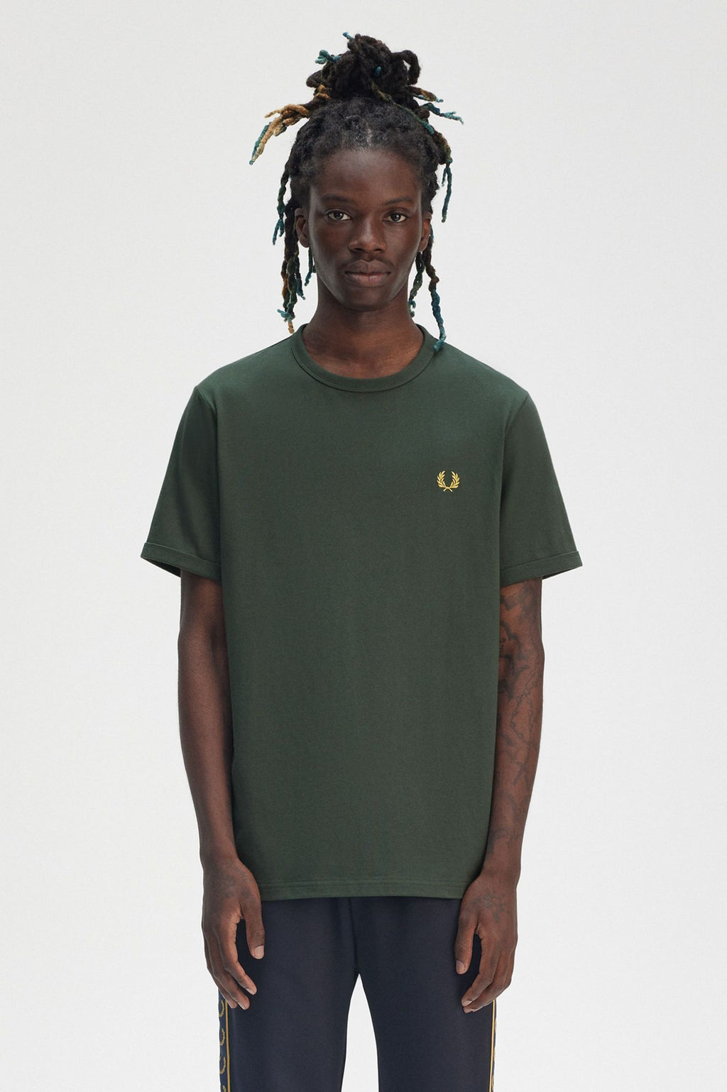 T-shirts korte mouw groen Fred Perry