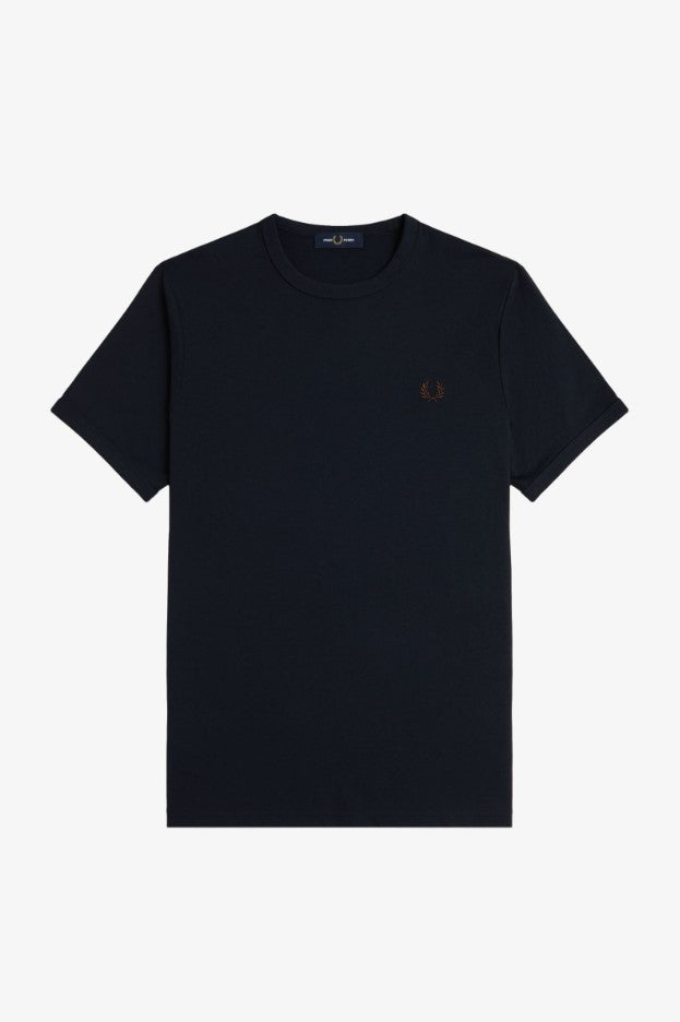 T-shirts korte mouw navy Fred Perry
