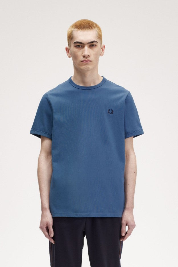 T-shirts korte mouw navy Fred Perry