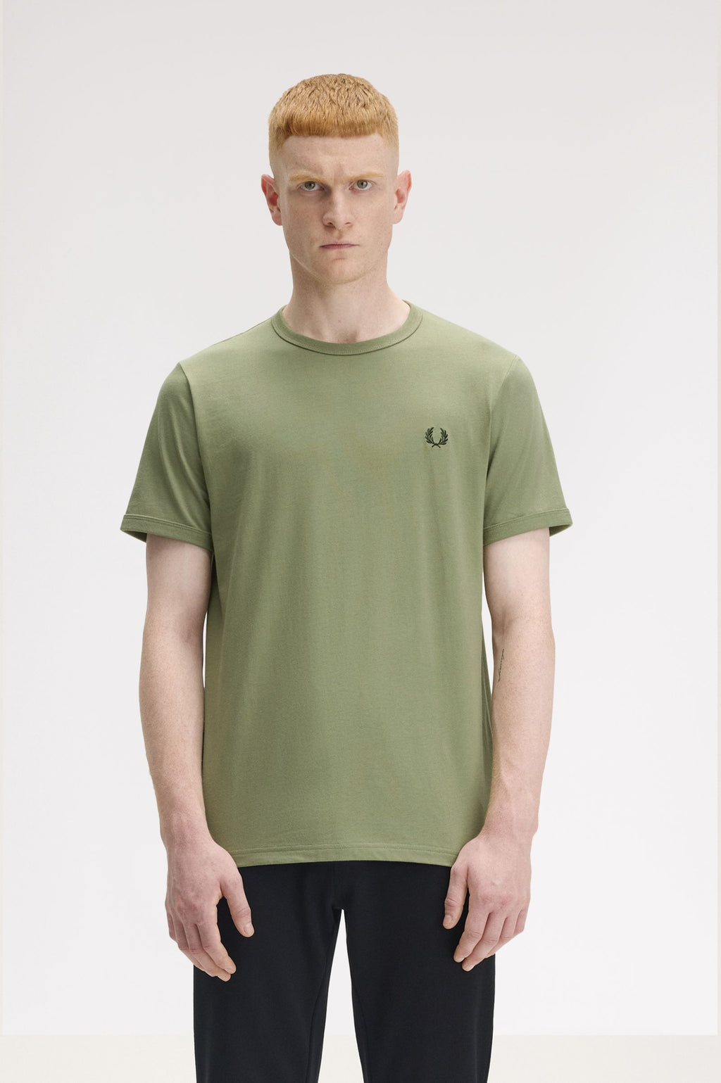 T-shirts korte mouw groen Fred Perry