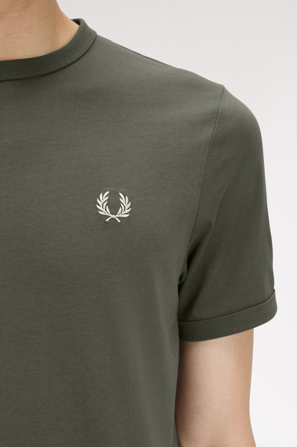 T-shirts korte mouw groen Fred Perry