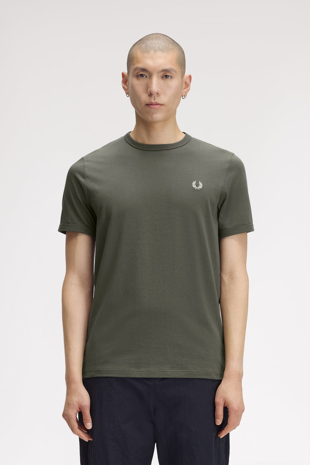 T-shirts korte mouw groen Fred Perry