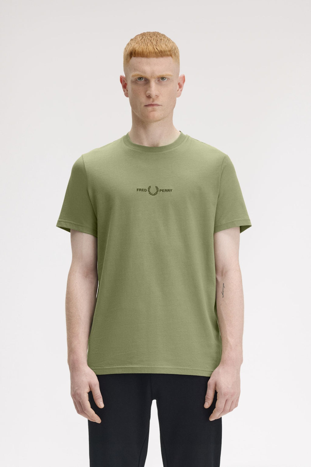 T-shirts korte mouw groen Fred Perry