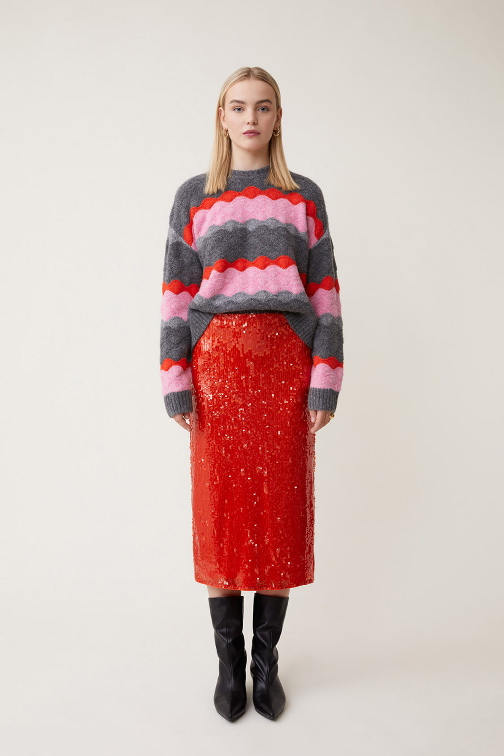 Pulls grijs Suncoo Paris