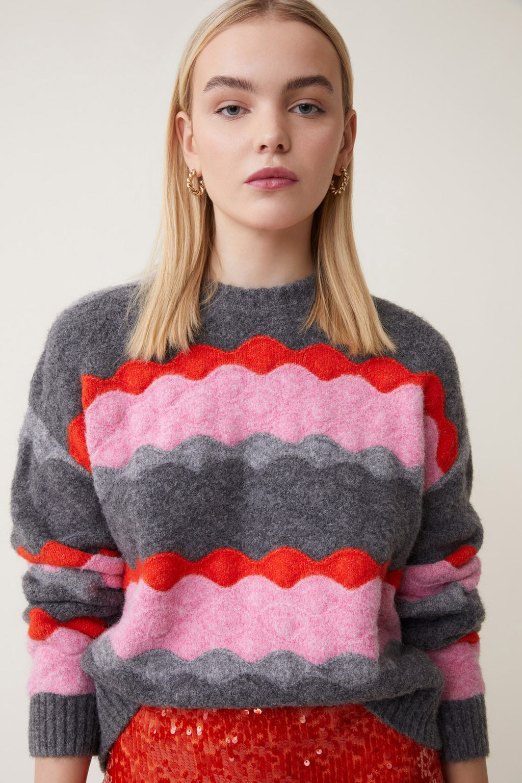Pulls grijs Suncoo Paris