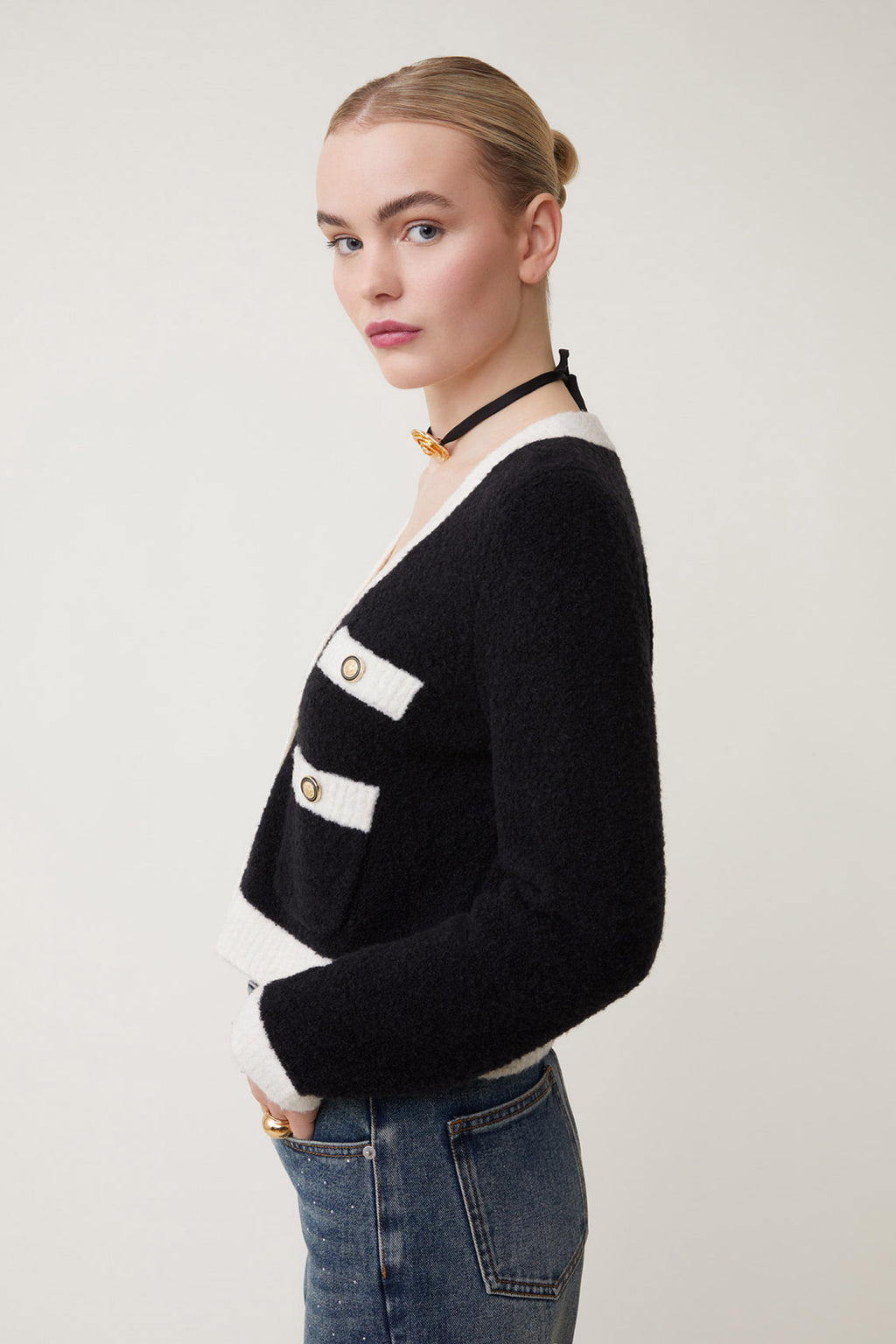 Cardigans zwart Suncoo Paris