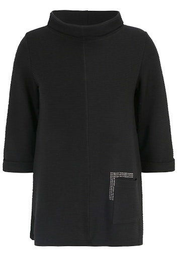 T-shirts lange mouw zwart Doris Streich