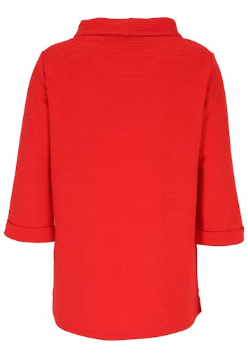 T-shirts lange mouw rood Doris Streich