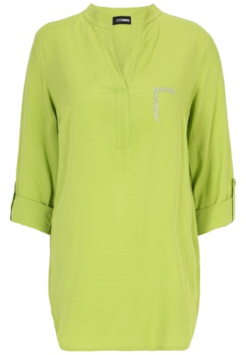 Blouses lange mouw groen Doris Streich