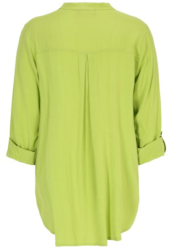 Blouses lange mouw groen Doris Streich