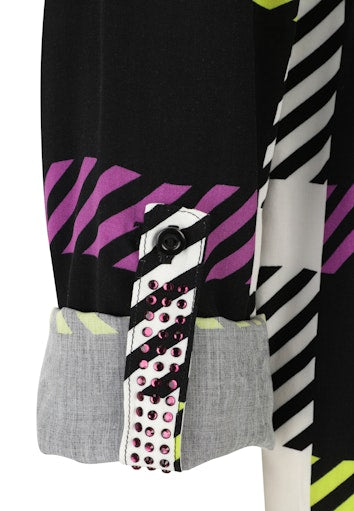 Blouses lange mouw paars Doris Streich