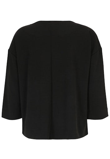 Blouses korte mouw zwart Doris Streich