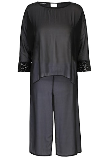 Blouses lange mouw zwart Doris Streich