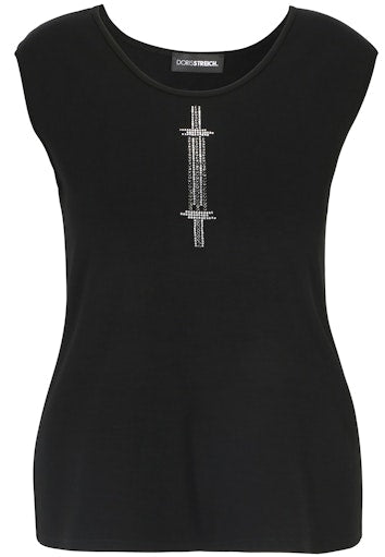 Tops zwart Doris Streich