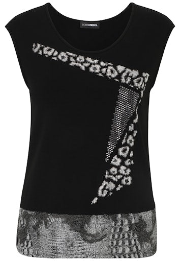 Tops grijs Doris Streich