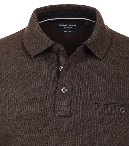 Polo's lange mouw beige Casa Moda