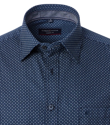 Hemden lange mouw blauw Casa Moda
