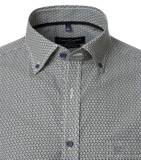 Hemden lange mouw groen Casa Moda