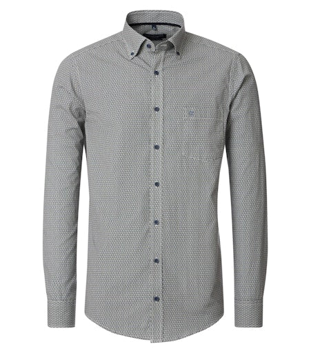 Hemden lange mouw groen Casa Moda