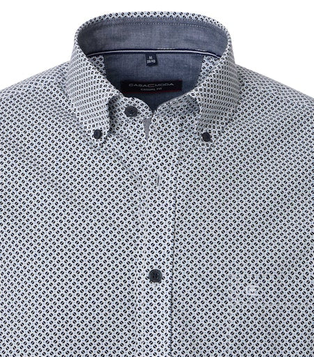 Hemden lange mouw blauw Casa Moda