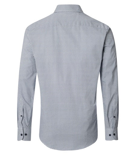 Hemden lange mouw blauw Casa Moda