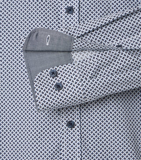 Hemden lange mouw blauw Casa Moda