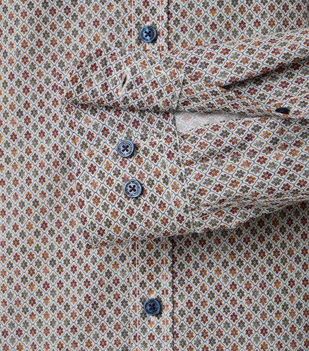 Hemden lange mouw groen Casa Moda