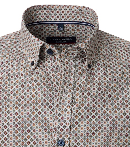 Hemden lange mouw groen Casa Moda