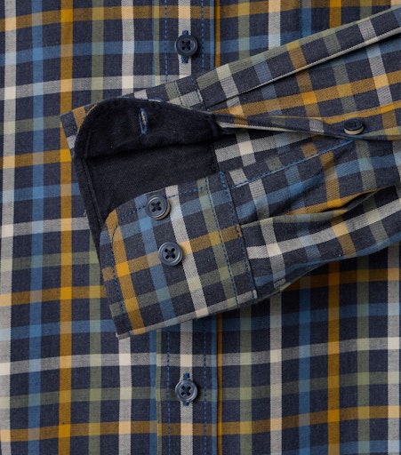 Hemden lange mouw blauw Casa Moda