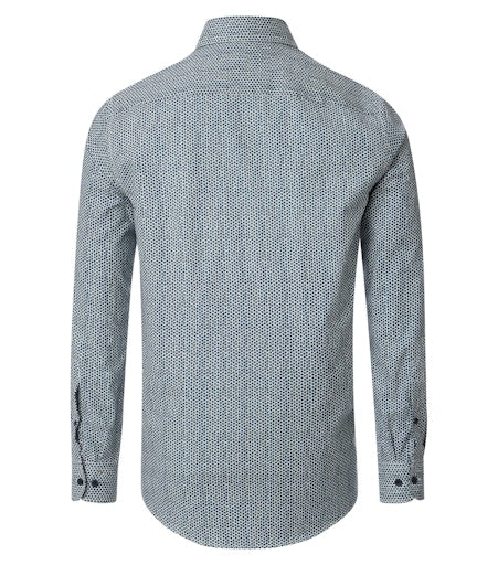 Hemden lange mouw groen Casa Moda