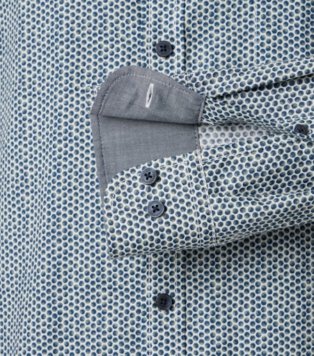 Hemden lange mouw groen Casa Moda