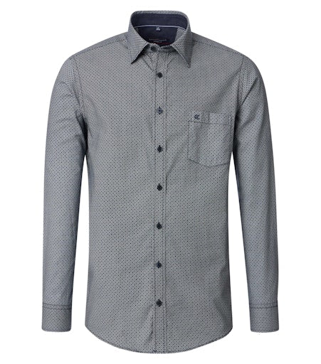 Hemden lange mouw groen Casa Moda