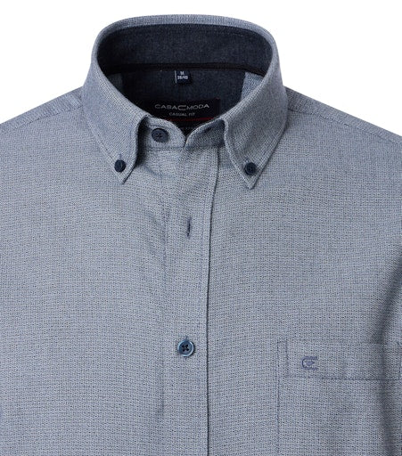 Hemden lange mouw blauw Casa Moda