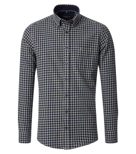 Hemden lange mouw blauw Casa Moda
