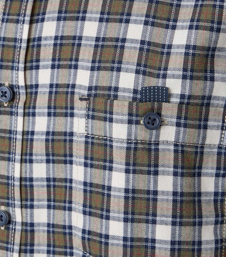 Hemden korte mouw blauw Casa Moda