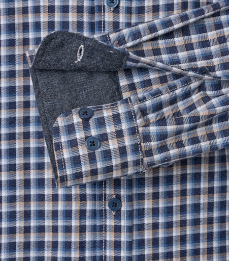 Hemden lange mouw blauw Casa Moda