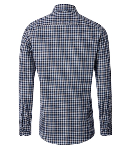 Hemden lange mouw blauw Casa Moda