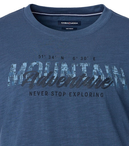 T-shirts korte mouw blauw Casa Moda