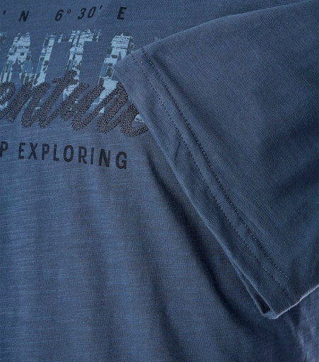 T-shirts korte mouw blauw Casa Moda