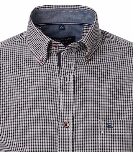 Hemden lange mouw oranje Casa Moda