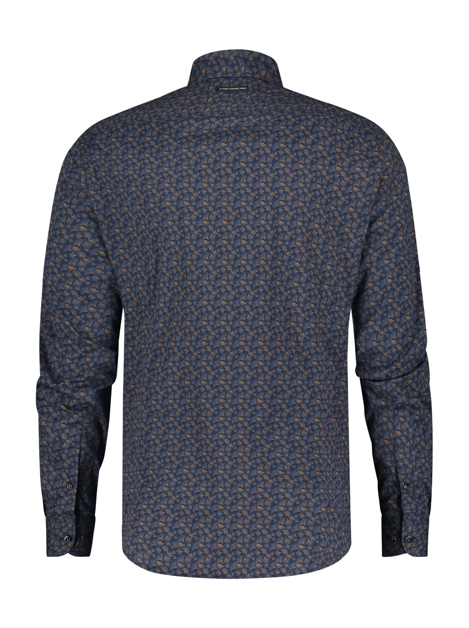 Hemden lange mouw navy A Fish Named Fred