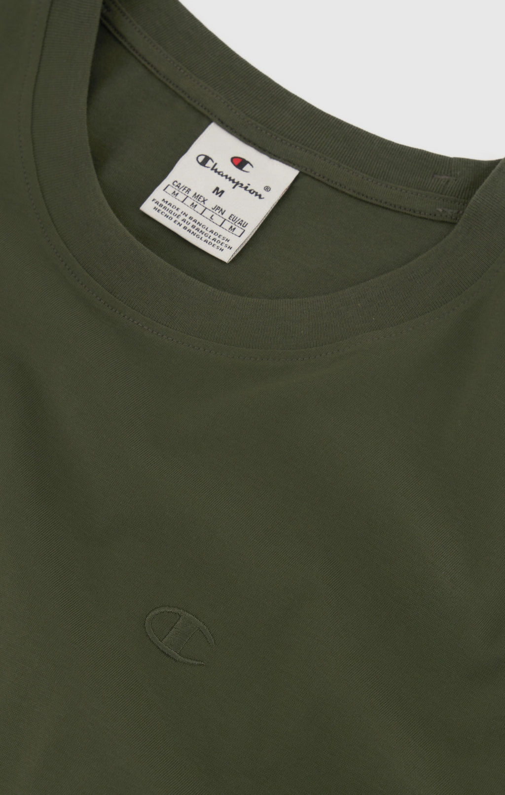 T-shirts korte mouw groen Champion