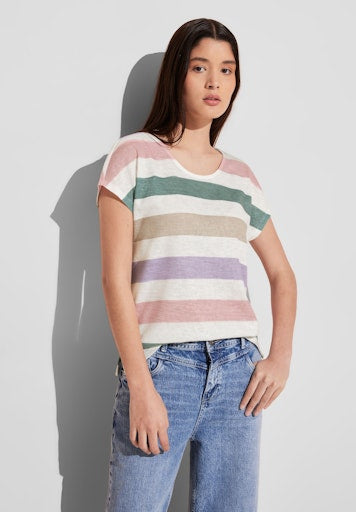 T-shirts korte mouw multicolor Street One