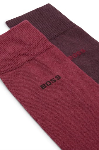 Kousen rood Boss Men Black
